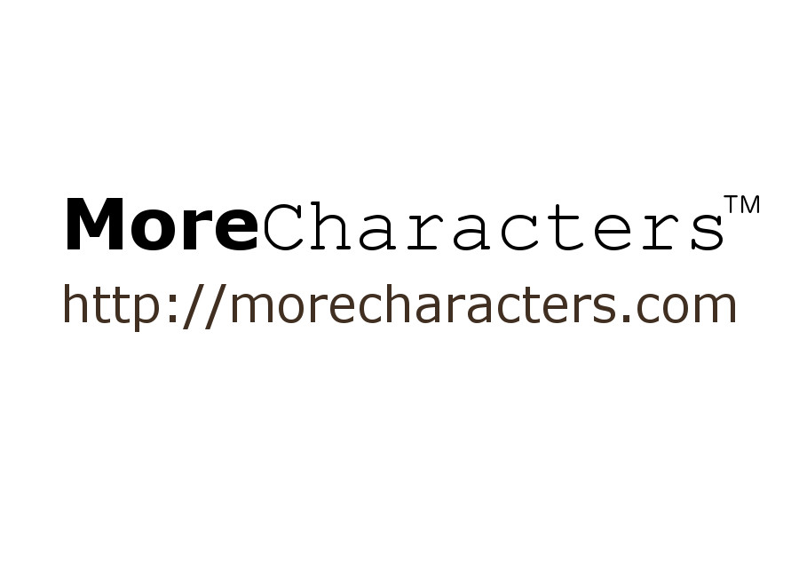 MoreCharacters Button
